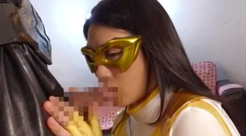 Asian Couple in Masks Engaging in Intimate Acts