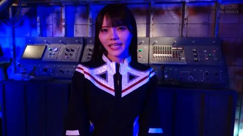 Asian Girl in Uniform and Costume