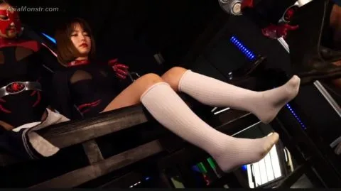 Asian Women in Costumes and Masks Posing