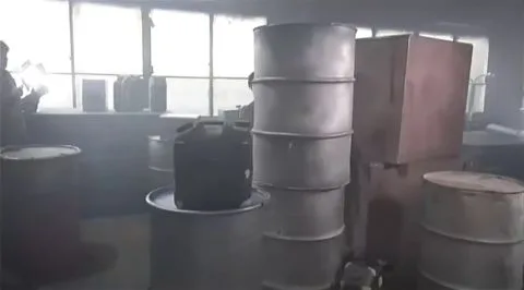 Asian Sailor Girls in Industrial Setting