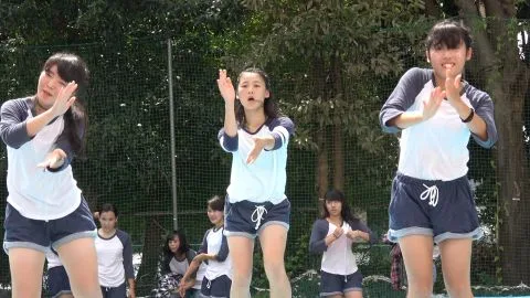 Girls Dancing Together