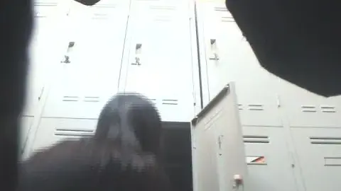 Asian Teen in Locker Room POV