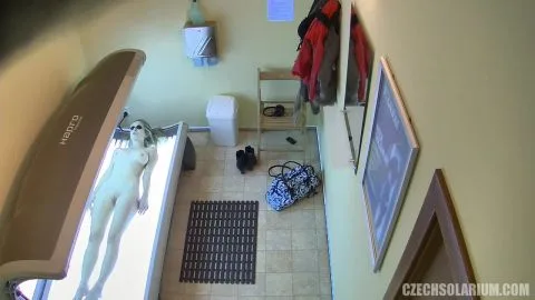 Czech Solarium 2 – Blonde Tanning Session