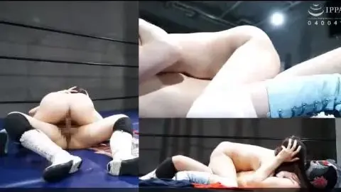 Nude Wrestling Match Close-Ups