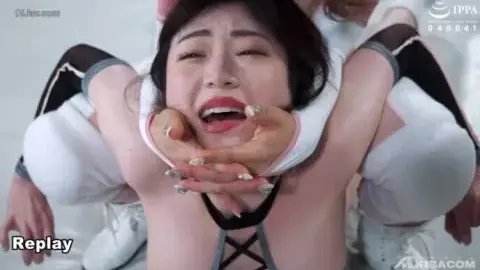 Asian Lesbians Wrestling in Sexy Costumes