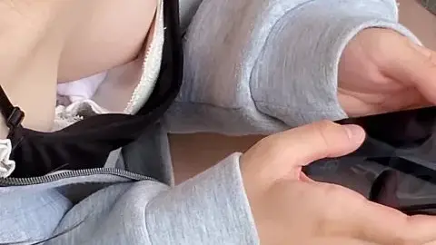 Asian Teen at Train Station