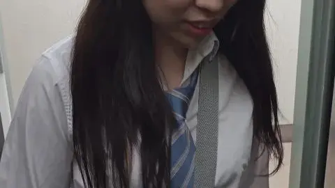 Asian Schoolgirl in Uniform Shows Off
