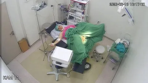 Real Hidden Camera in Gynecological Cabinet 11