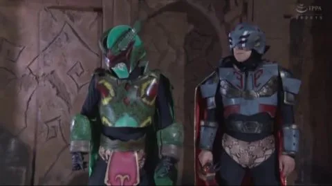 Asian Fantasy Bondage Scene with Armor