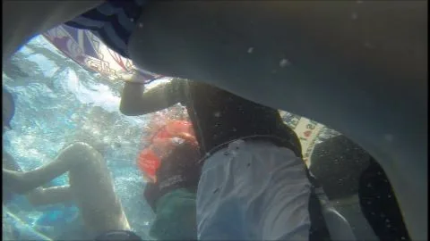 Underwater Pool Play with Multiple Partners