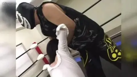 Asian Women Wrestling in Ring