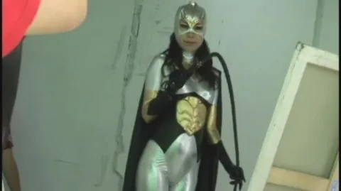 Asian Models in Costumes and Masks