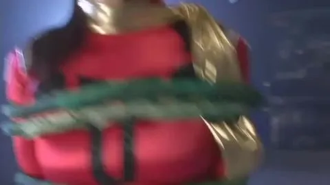 Asian Beauties in Red and Gold Costumes