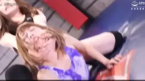 Wrestling Women in Intense Physical Altercation