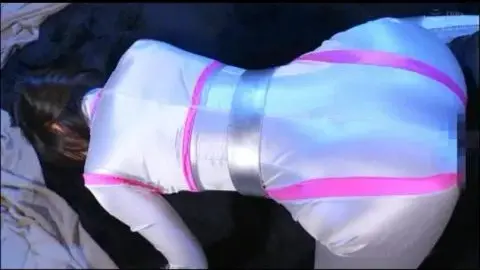 Asian Couple in Futuristic Costumes