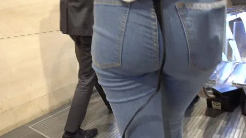 Asian Duo in Mall Encounter