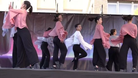 Dancing Group Sex Scene