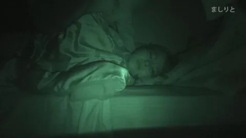 Asian Couple Intimacy in Bedroom