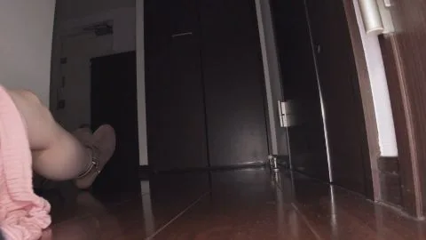 Japanese MJ – Following the fainting long skirt sex