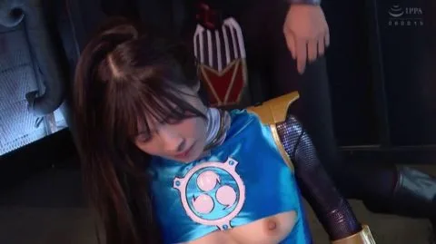 Asian Couple in Blue Costume Intimate Moments