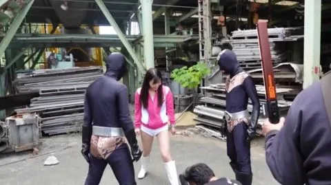 Group of Women Fighting and Walking