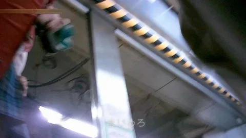 Asian Man Masturbating on Train