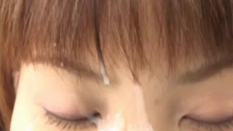 Asian Brunette Masturbation and Cumshot Close-ups