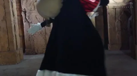 Asian Goddess in Temple Costume