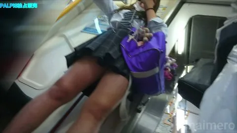 Asian Couple Groping on Train