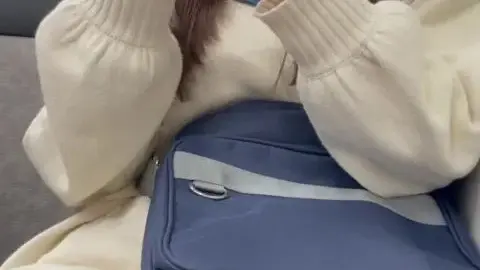 Asian Schoolgirl Fucks on Train