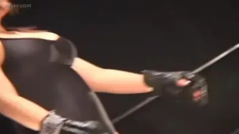 Dark-Haired Women Wrestling and Sex in Ring