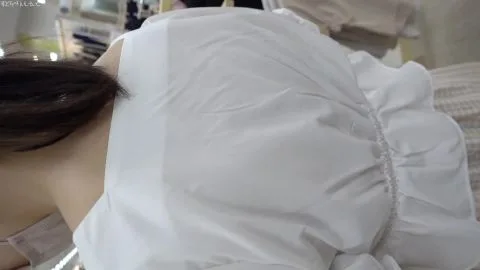 Asian Teen in White Outfit