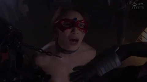 Asian Masks and Restraints Erotic Scene