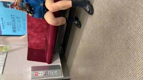 Asian Teen Seduces on Train