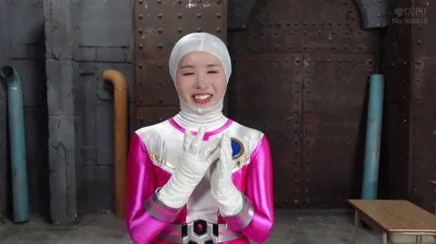 Asian Teen in Pink Costume Industrial Fetish Scene