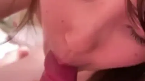 Brunette Oral Sex Scene with Fair Skin