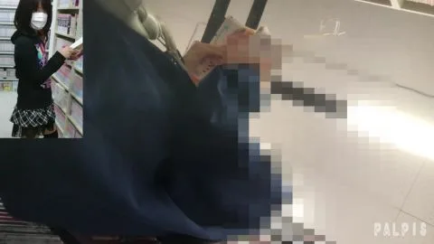 Asian Woman Masturbates in Store