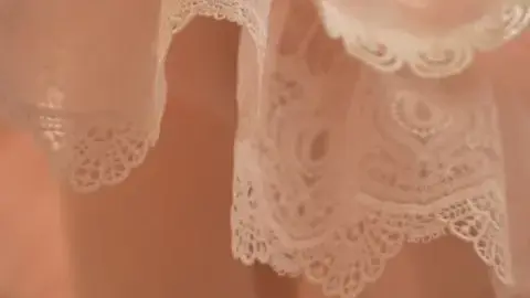 Asian Lingerie Model Posing