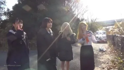 Asian Schoolgirls and Workers in Explicit Scenes