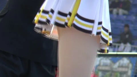 Asian Girls in Skirts at Stadium