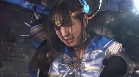 Asian Duo in Armor Costume Struggle Scene