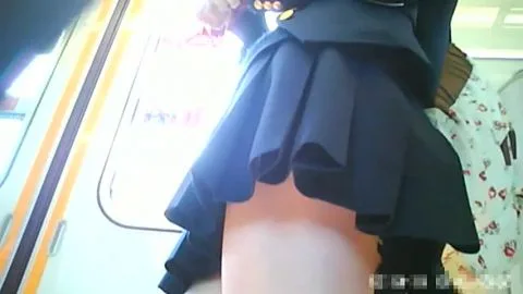 Asian Teen Schoolgirl Masturbation on Train