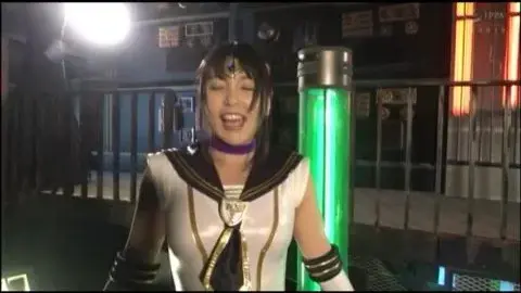 Asian Girl in Industrial Setting