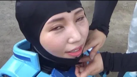 Asian Warriors in Blue Armor