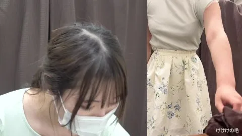 Asian Teen Undressing in Floral Lingerie