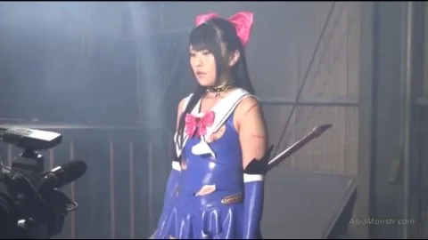 Asian Cosplay Bondage Scene