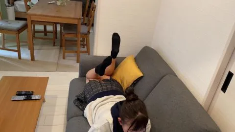 Asian Teen in School Uniform