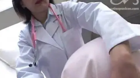 Nurse in Pink Underwear Examined