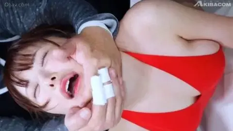 Asian Couple Intimate Moments in Bedroom