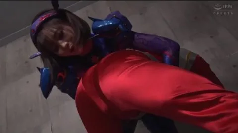 Asian Superhero Cosplay Erotic Scene